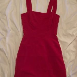 Red bandage dress size 2